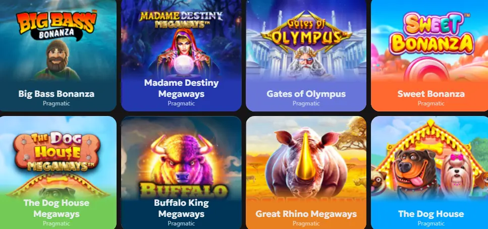 Lucki Casino popular slots